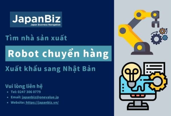 Tìm nhà sản xuất Robot chuyển hàng xuất khẩu sang Nhật Bản