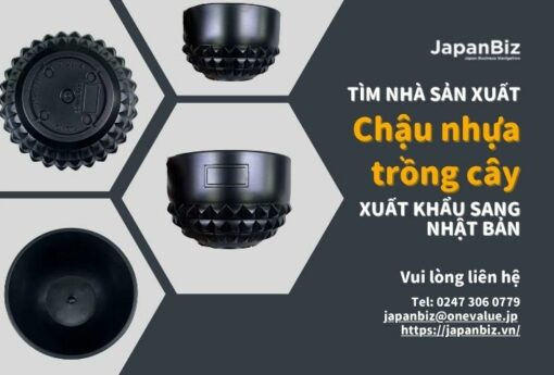 Tìm nhà sản xuất chậu nhưạ trồng cây xuất khẩu sang Nhật Bản