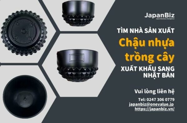 Tìm nhà sản xuất chậu nhưạ trồng cây xuất khẩu sang Nhật Bản