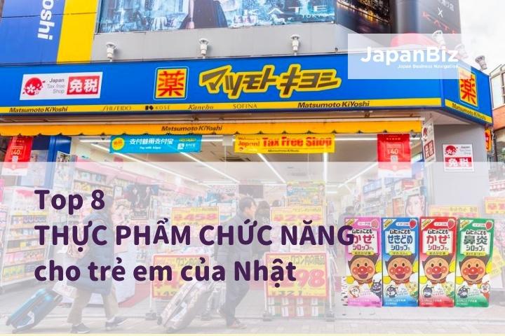 Top 8 thực phẩm chức năng cho trẻ em của Nhật